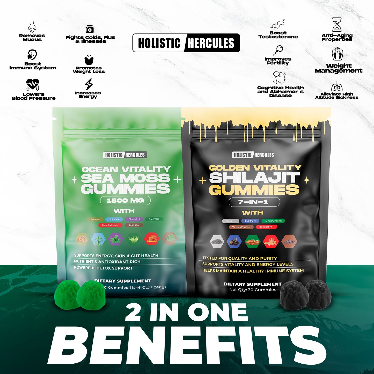 HerculesBlend V3™ Gummies Bundle
