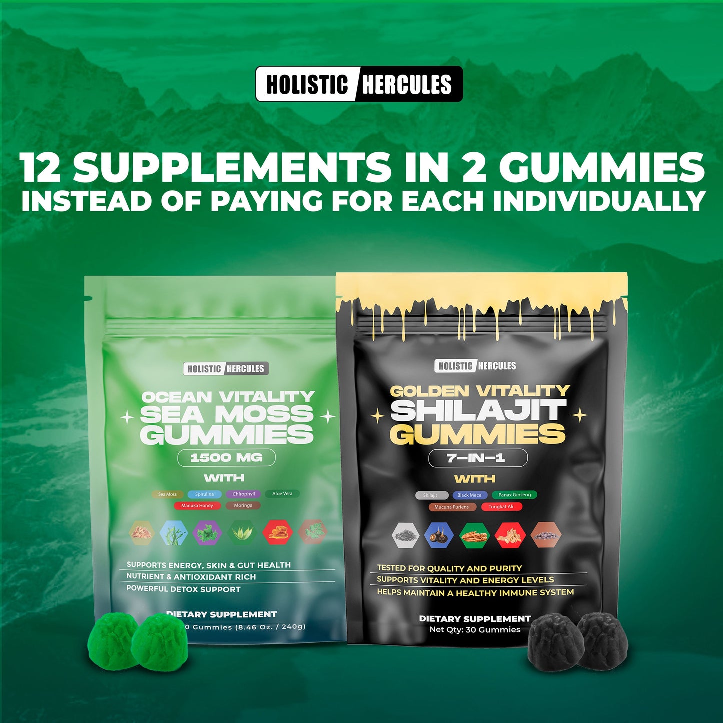 HerculesBlend V3™ Gummies Bundle