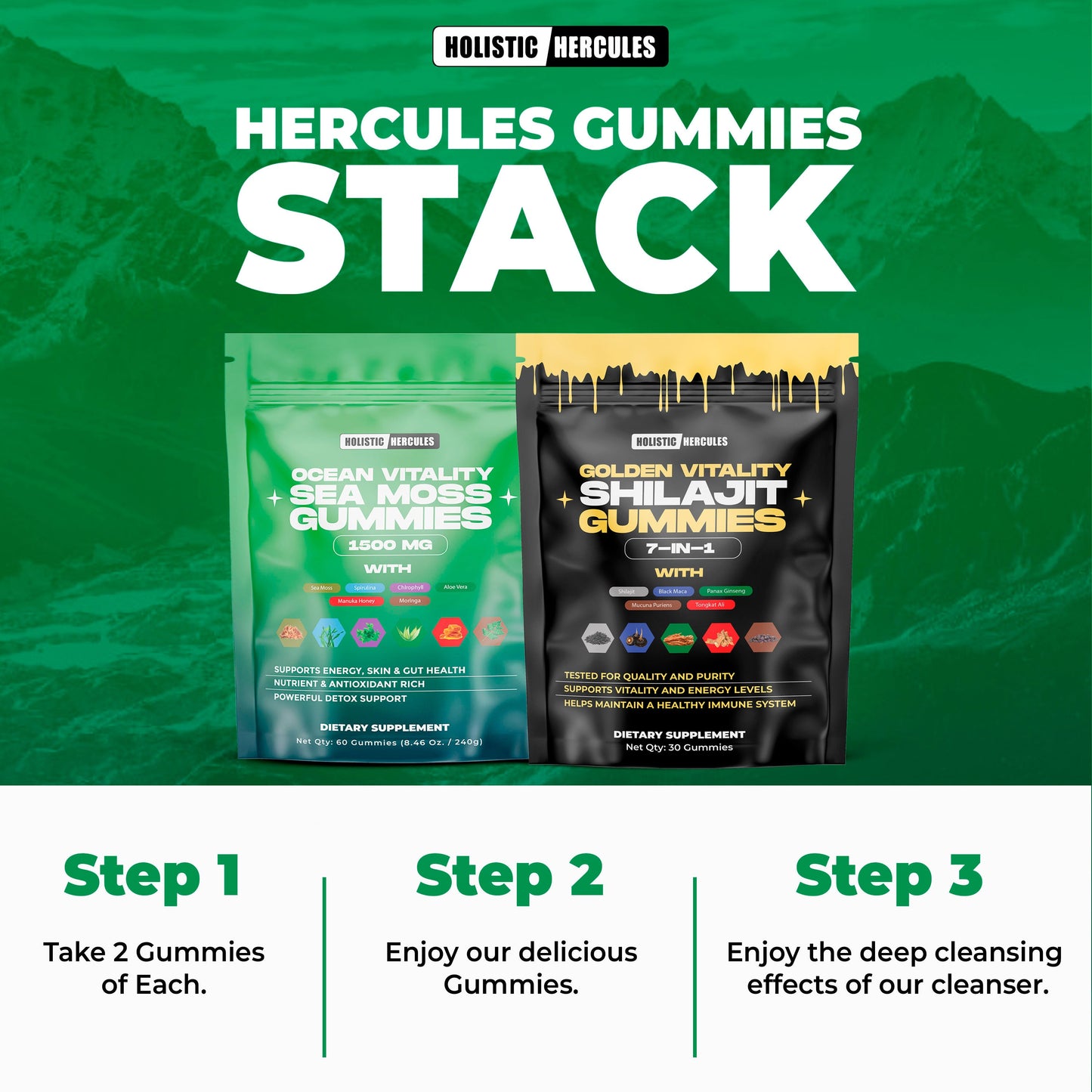 HerculesBlend V3™ Gummies Bundle
