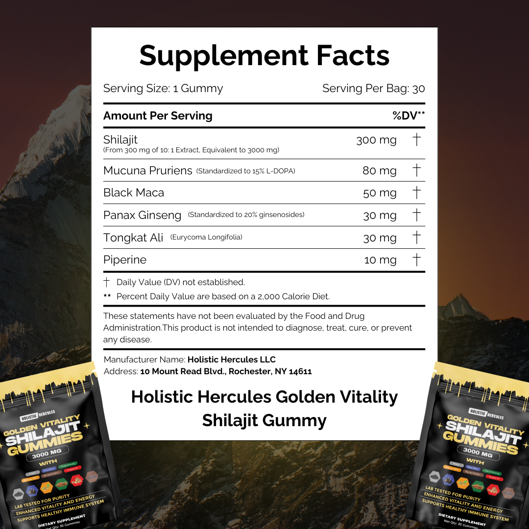 Shilajit Gummies – Get +3" Longer & Rock Hard