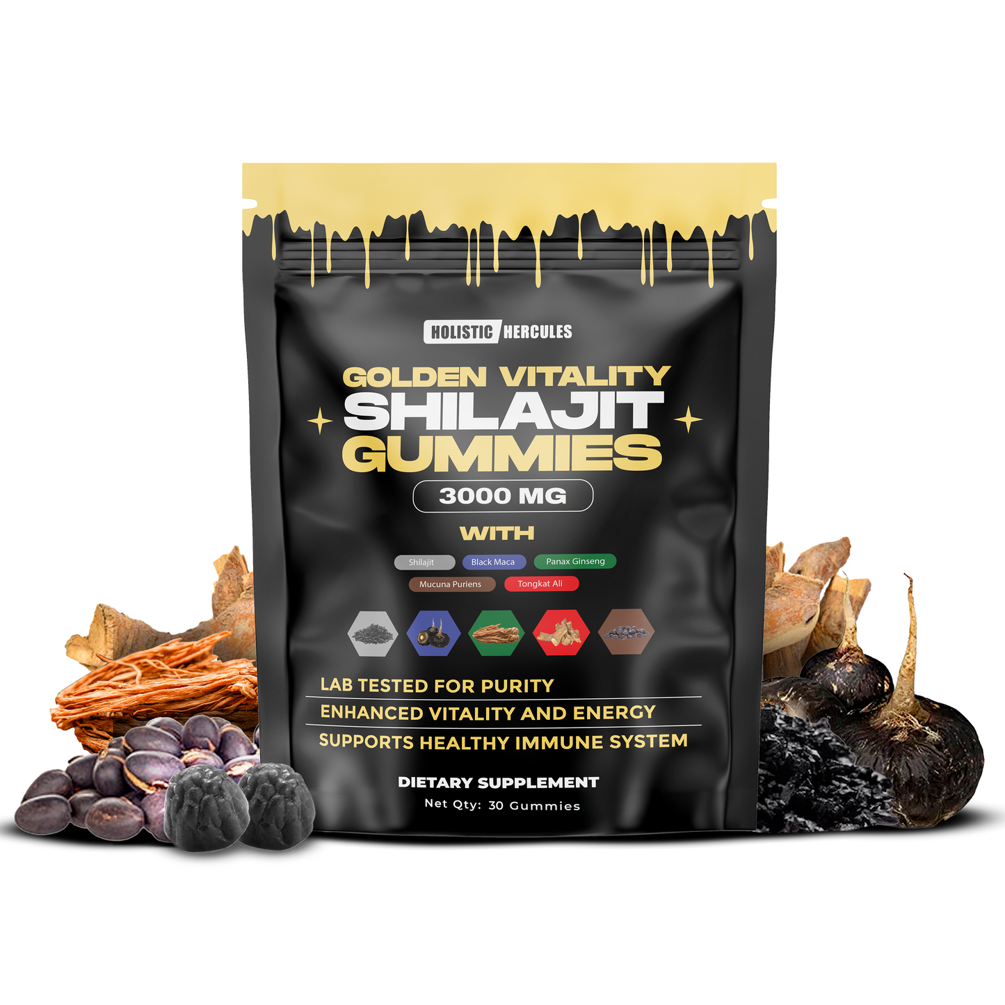 Shilajit Gummies – Get +3" Longer & Rock Hard