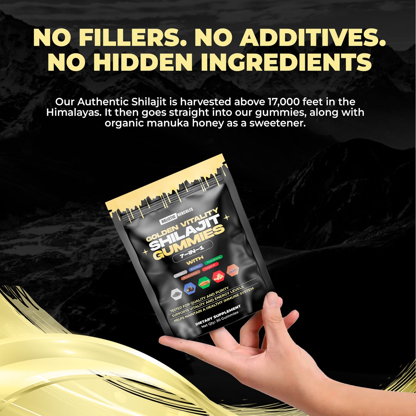 Shilajit Gummies – Get +3" Longer & Rock Hard